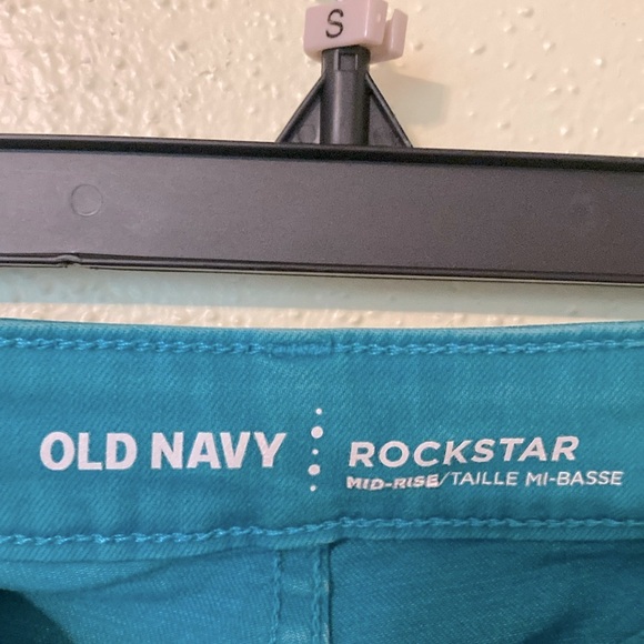 Old navy Women's Teal Jeans - Picture 3 of 4
